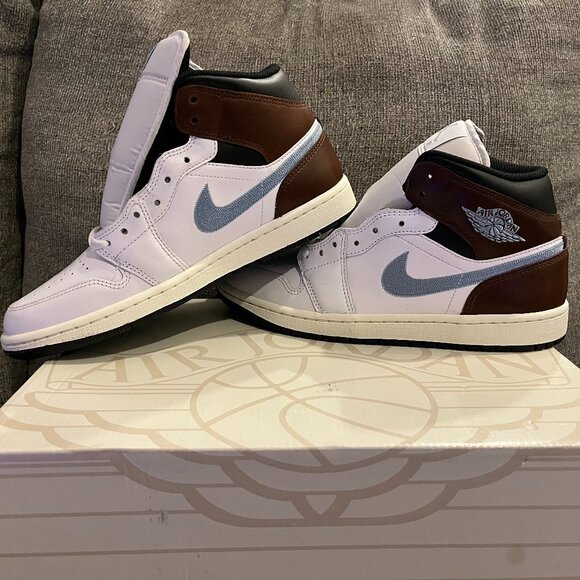 Jordan Shoes - 🔥👟 Jordan 1 Brown / White / Baby Blue – Men’s 8.5 / Women’s 10 – NEW – No Box